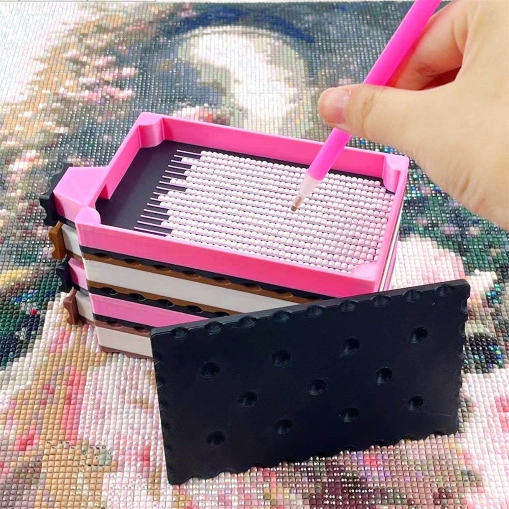 Resin Art Case - DIY 공예 다이아몬드 페인팅 트레이 키트,