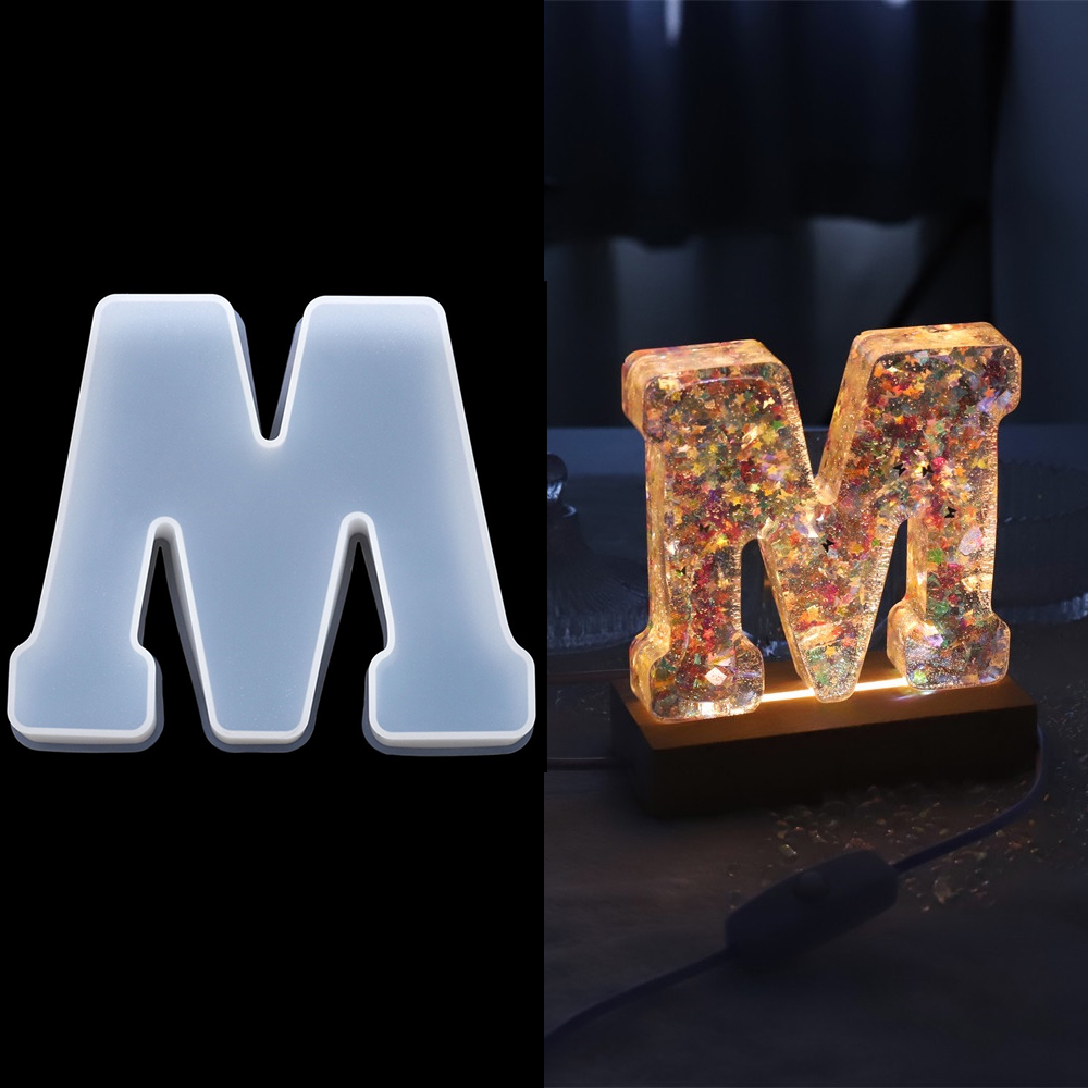 Resin Art Alphabet - 3 크기 A ~ Z 편지