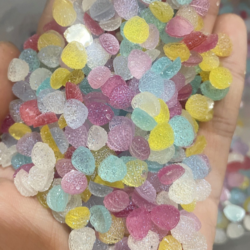 Resin Art Equipment - 7.7mm 미니 설탕 프로스팅 쉘 플랫백