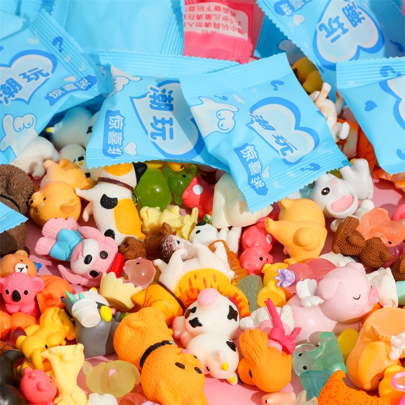 Resin Art Case - 40개/세트 랜덤 만화 블라인드 박스 코끼리