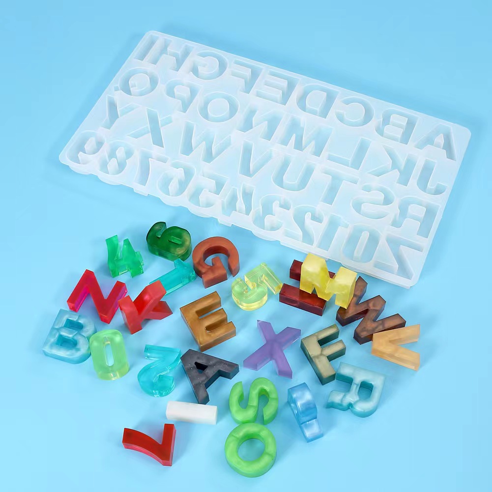 Resin Art Alphabet - 홈 DIY 장식 1PC 크리스탈 에폭시