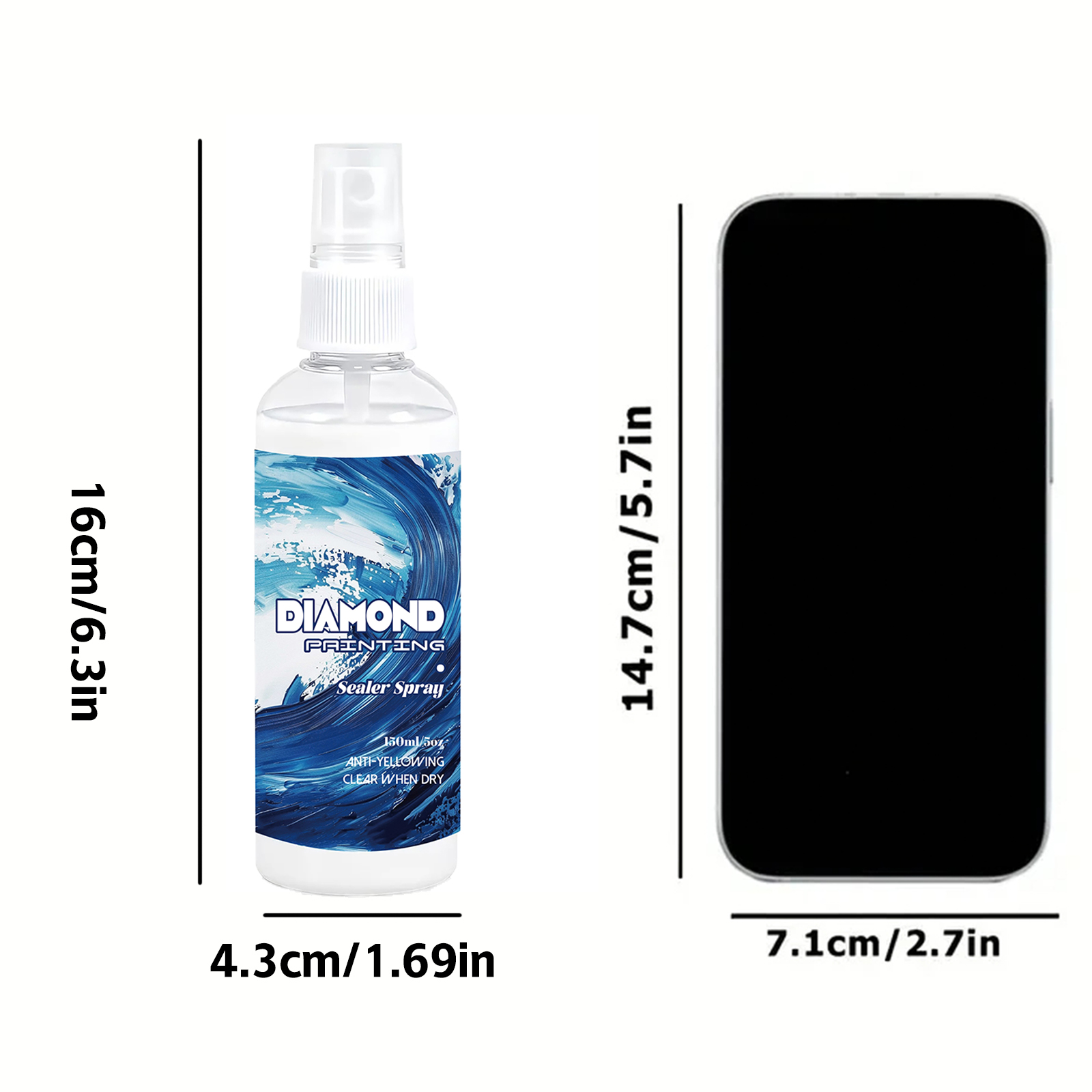 150ml 다이아몬드 페인팅 실란트 스프레이 공예용 접 - Resin Art Work 리뷰 및 가격