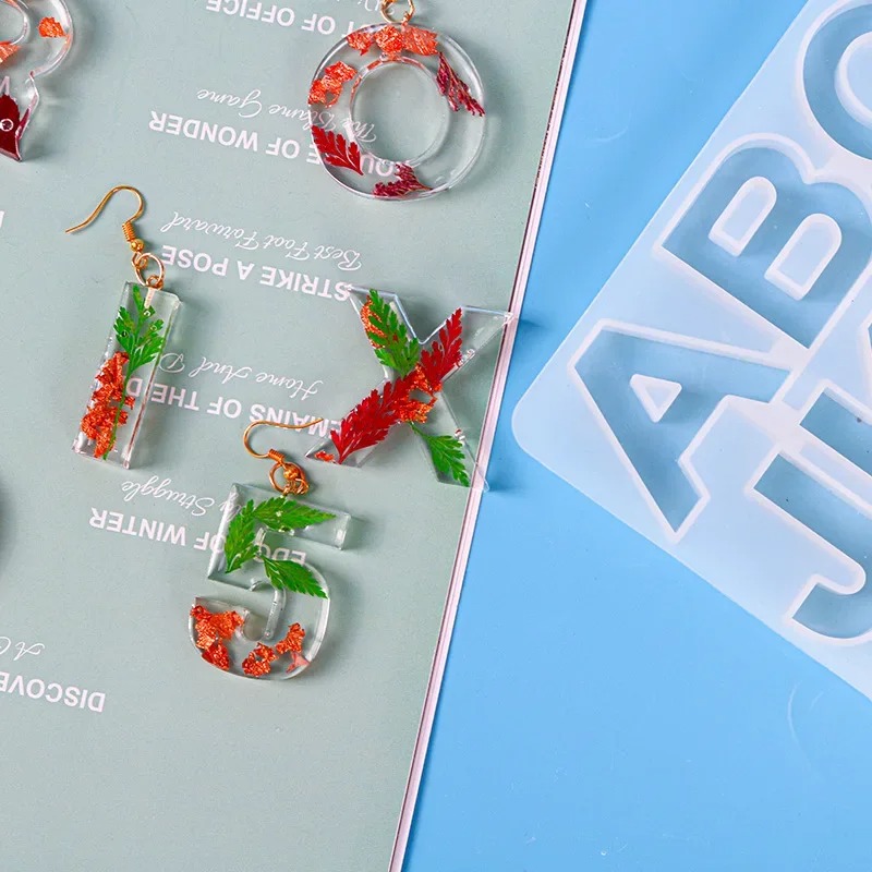 작은 26 대문자 수지 실리콘 금형 편지 에폭시 금형  - Resin Art Alphabet 리뷰 및 가격