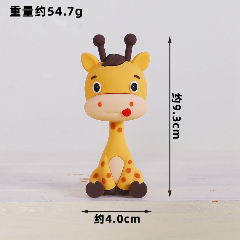 정글 사파리 동물 인형 케이크 장식 사자 코끼리 돈 기 - Resin Art Baby 리뷰 및 가격