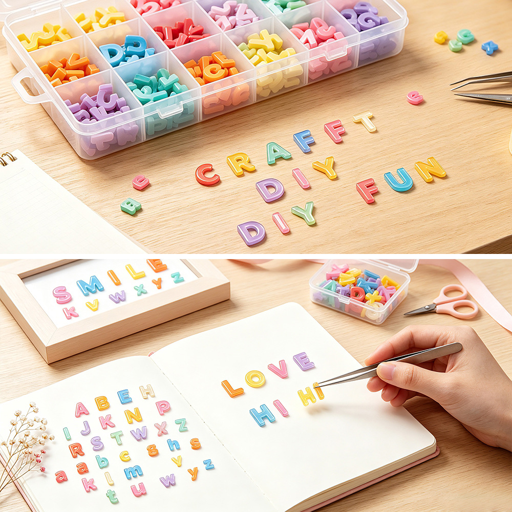 새로운 26 미니 알파벳 실리콘 몰드 DIY 크리스탈  - Resin Art Alphabet 리뷰 및 가격