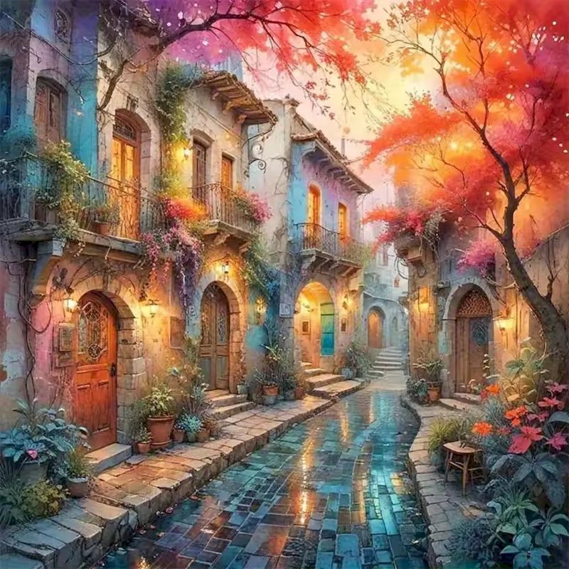 RUOPOTY 5d 다이아몬드 페인팅 벽 예술 장식 그 - Resin Art Wallpaper 리뷰 및 가격