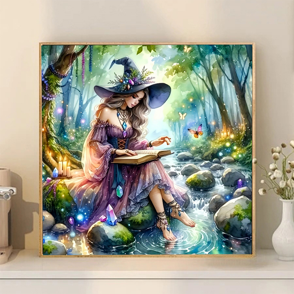 HUACAN 동물 DIY 다이아몬드 페인팅 개구리 식물 - Resin Art Wallpaper 리뷰 및 가격