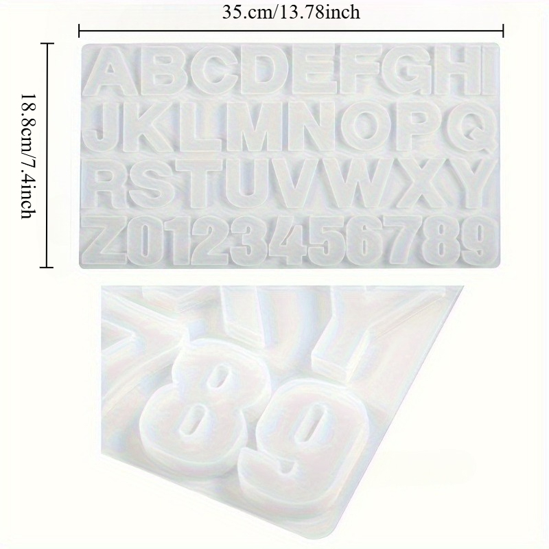 A부터 Z까지의 문자 펜던트 실리콘 몰드, 알파벳 및  - Resin Art Alphabet 리뷰 및 가격