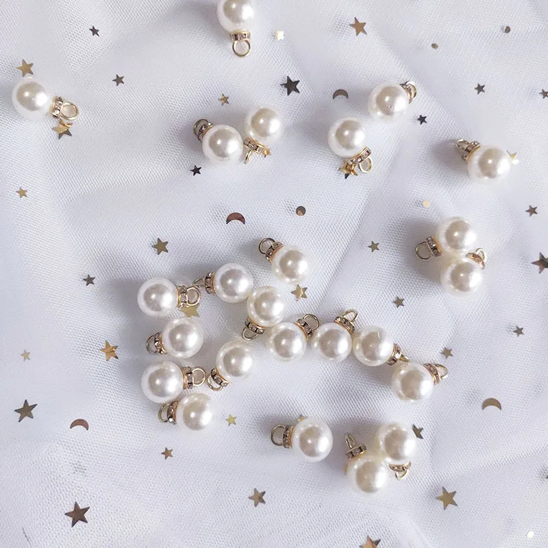 30Pcs 라운드 진주 다이아몬드 펜던트 골드 실버 D - Resin Art Wedding Gift 리뷰 및 가격