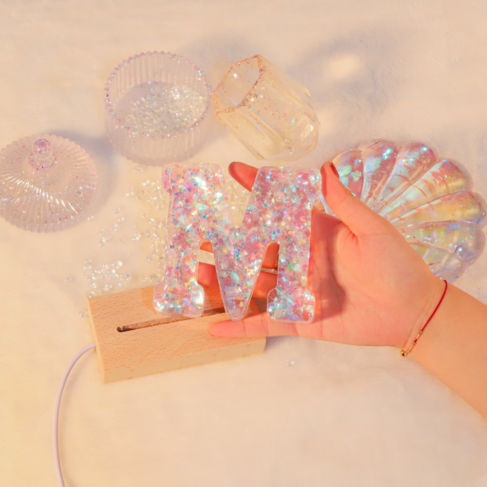 3 크기 A ~ Z 편지 실리콘 금형 알파벳 에폭시 수 - Resin Art Alphabet 리뷰 및 가격