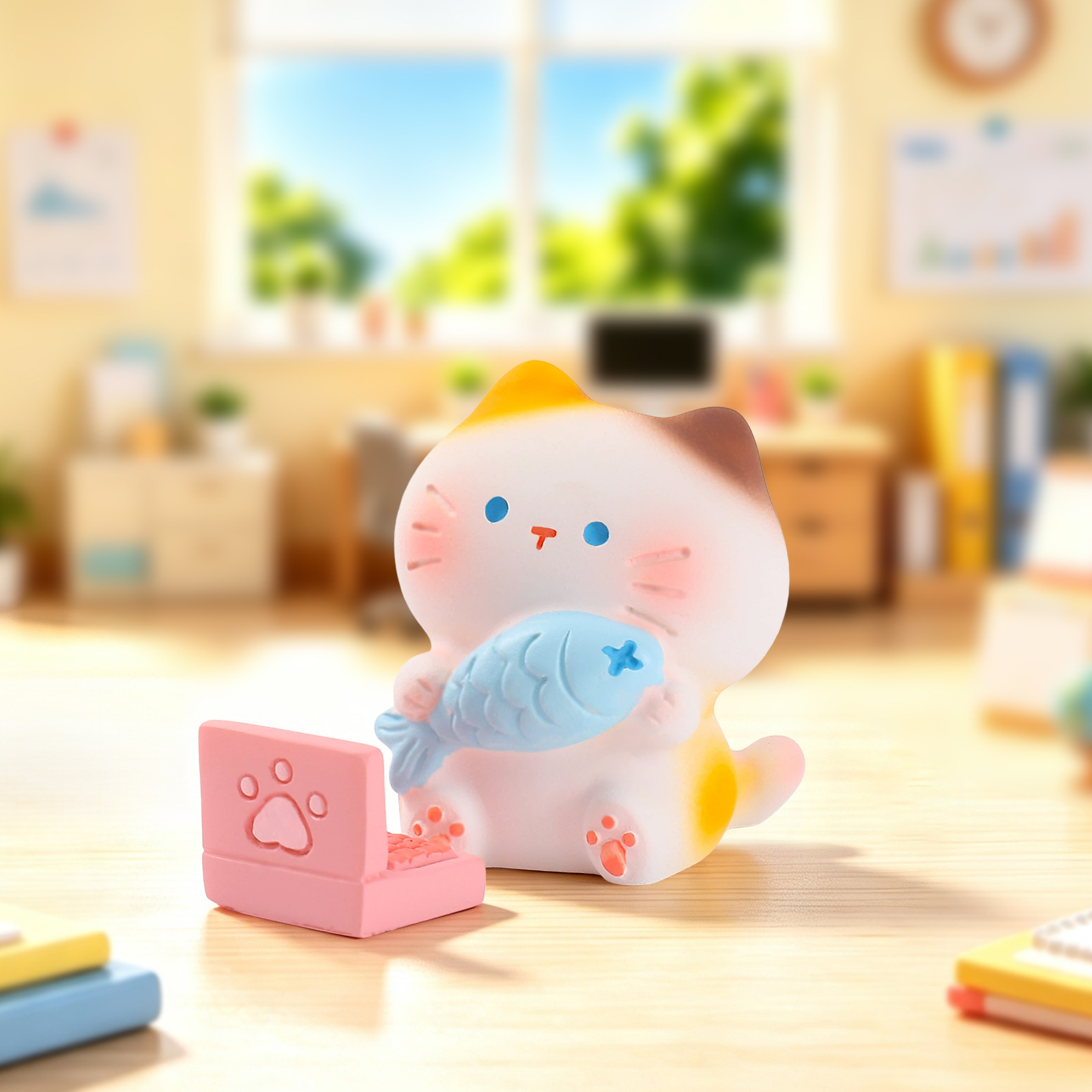 일하는 고양이 레진 블라인드 박스 뮤우 인형 창의적인  - Resin Art Case 리뷰 및 가격