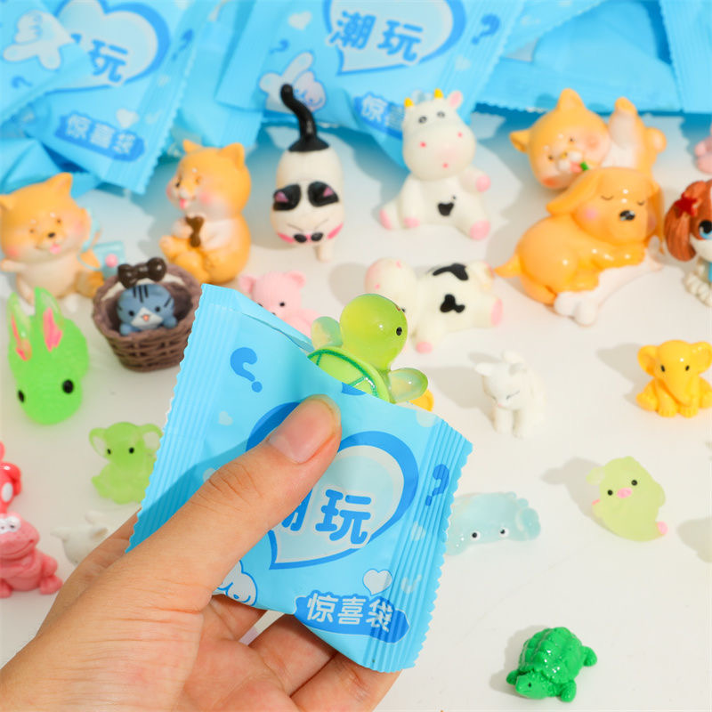 40개/세트 랜덤 만화 블라인드 박스 코끼리 동물 미니 - Resin Art Case 리뷰 및 가격