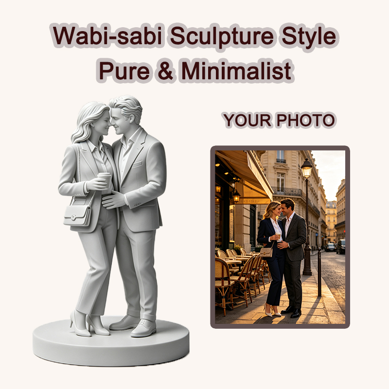 사진을 바탕으로 제작한 맞춤형 3D 프린팅 커플 피규어 - Resin Art Wedding Gift 리뷰 및 가격
