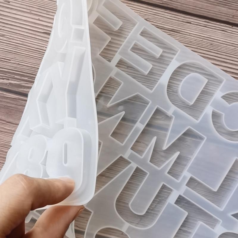 홈 DIY 장식 1PC 크리스탈 에폭시 수지 실리콘 몰 - Resin Art Alphabet 리뷰 및 가격