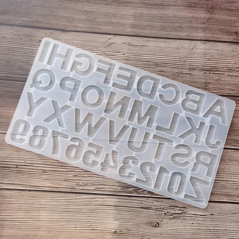 홈 DIY 장식 1PC 크리스탈 에폭시 수지 실리콘 몰 - Resin Art Alphabet 리뷰 및 가격