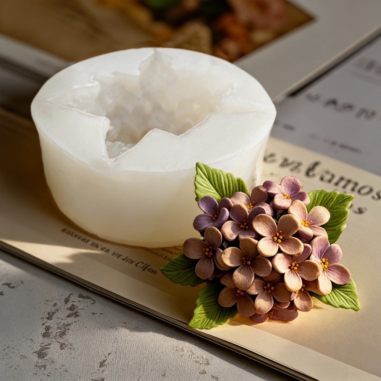 3D 장미 라일락 꽃 실리콘 몰드 2개, 레진 및 양초 - Resin Art Rose 리뷰 및 가격