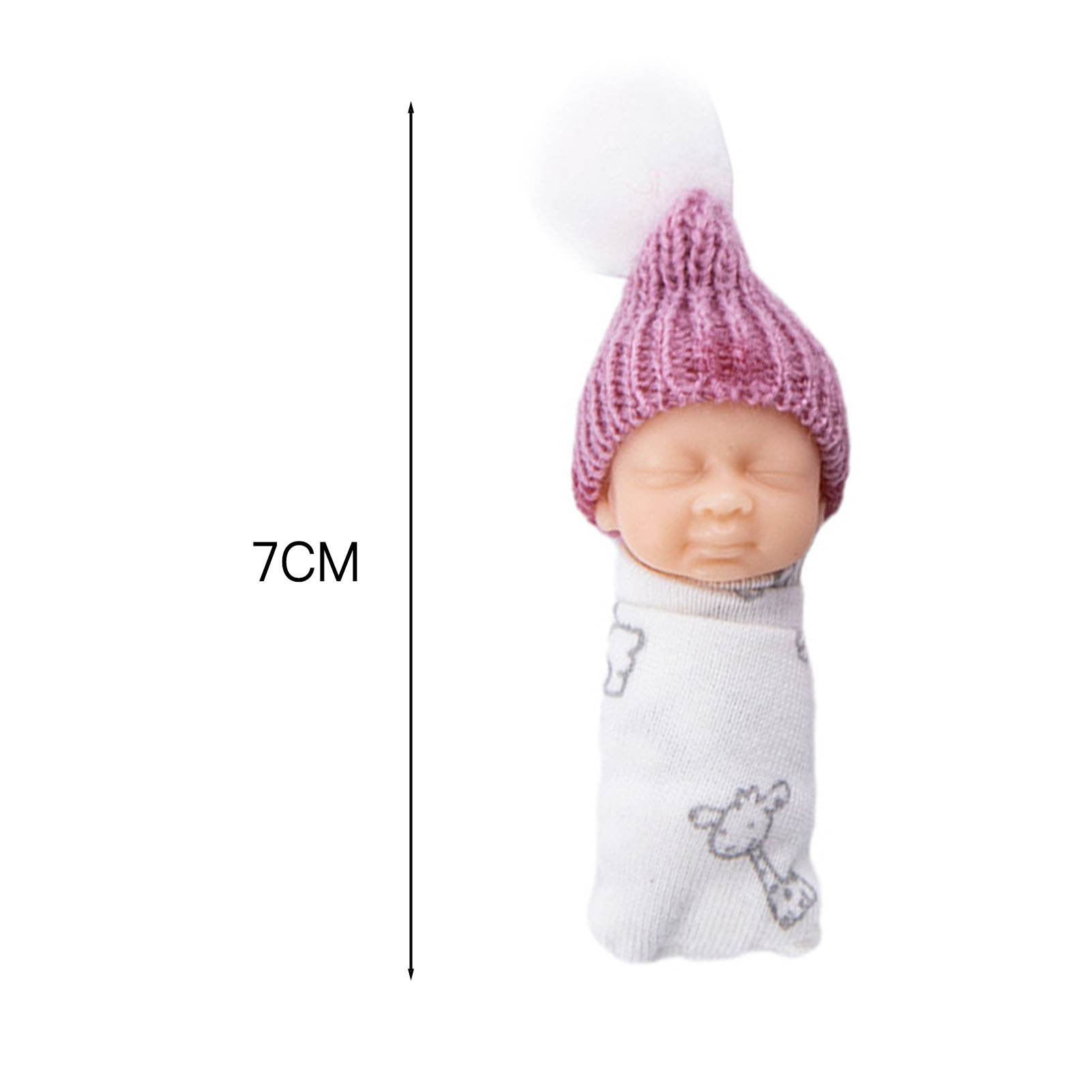 7cm 길이의 귀여운 잠자는 아기 피규어, 다시 태어난 - Resin Art Baby 리뷰 및 가격