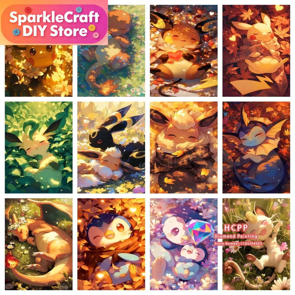 1pc 프레임리스 만화 포켓몬 피카추 Charizard - Resin Art Work 리뷰 및 가격