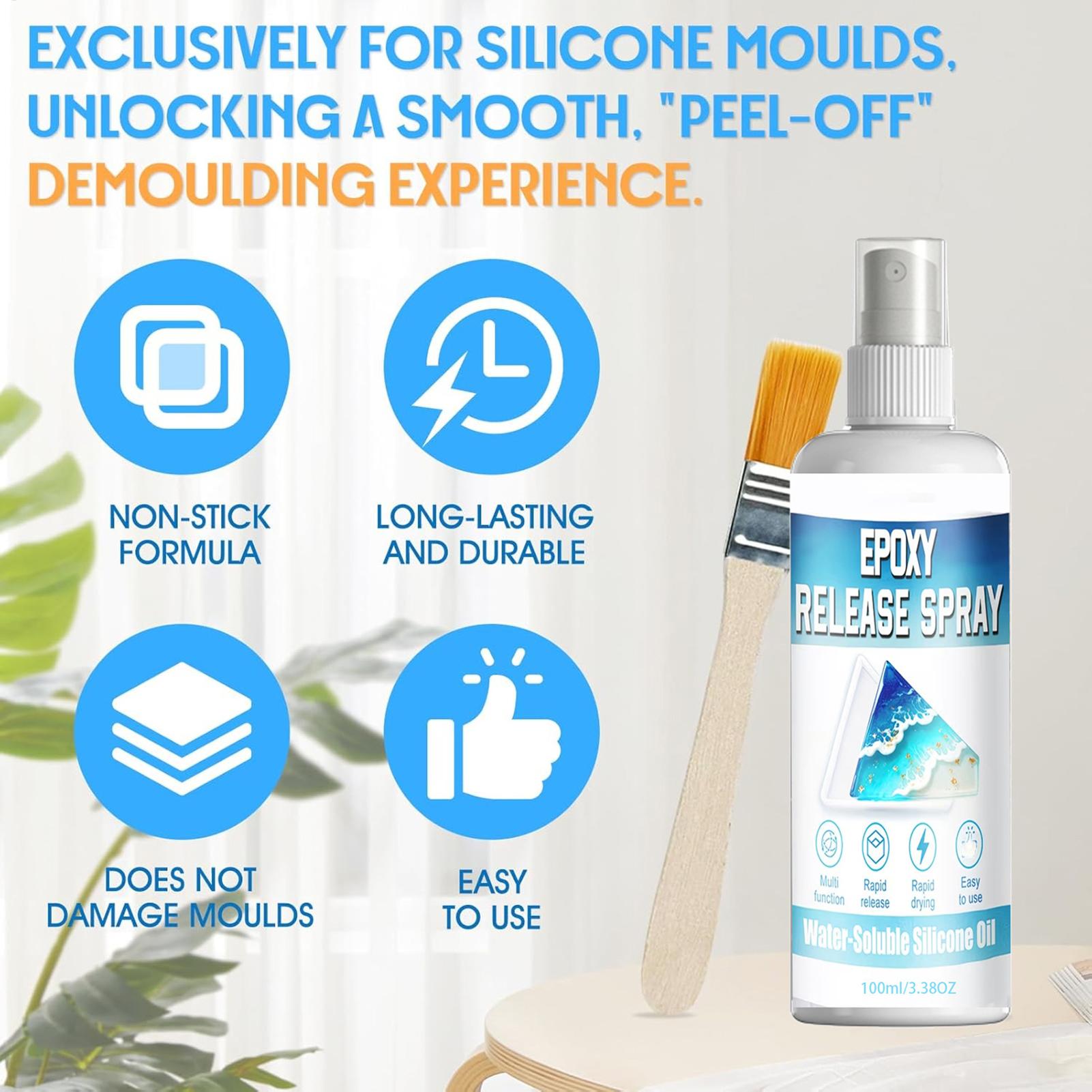 실리콘 몰드 분리 스프레이 100ml, 몰드 제거용 윤 - Release Spray Silicone 리뷰 및 가격