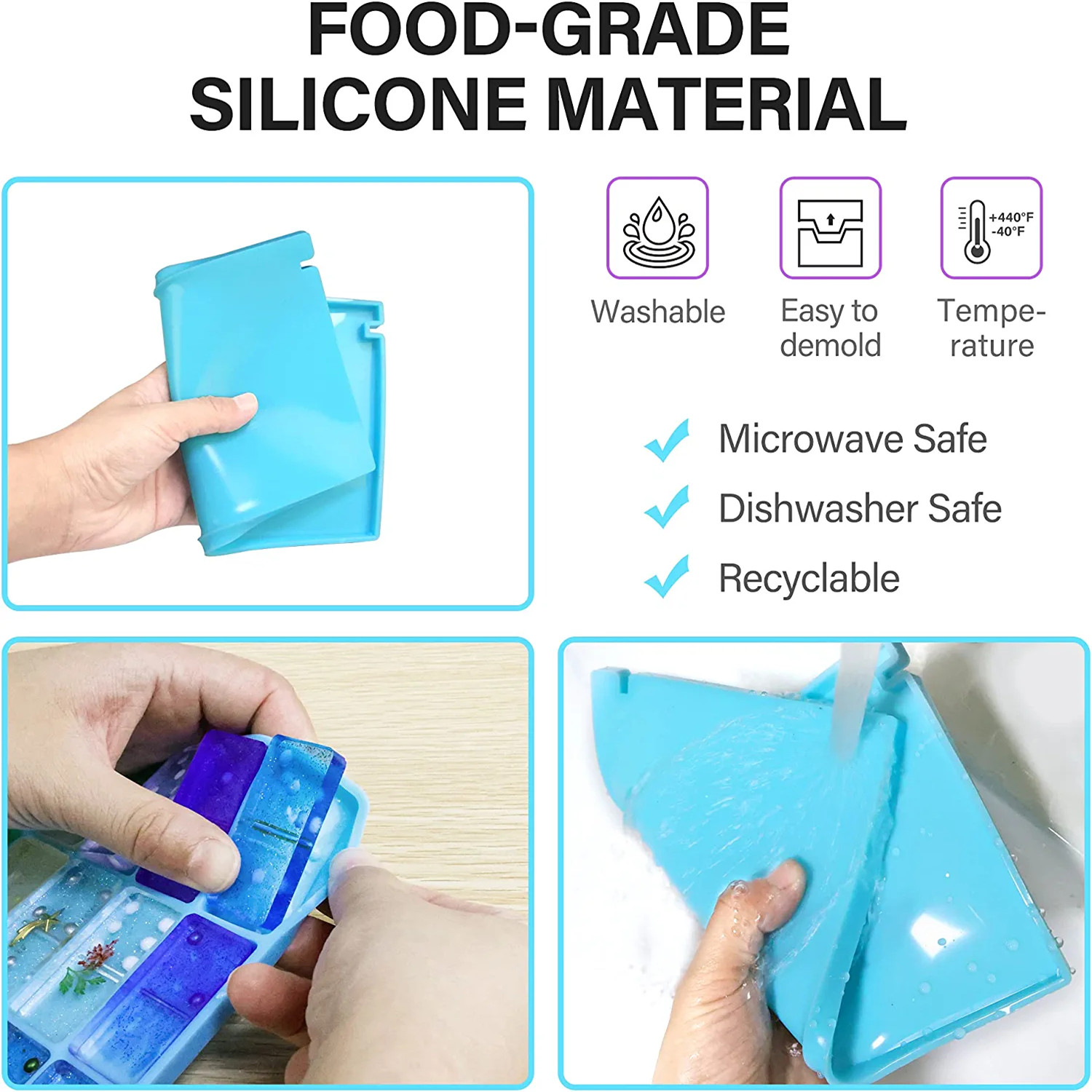 도미노 금형 실리콘 에폭시 수지 보미노 상자 주조 공예 - Resin Art Equipment 리뷰 및 가격