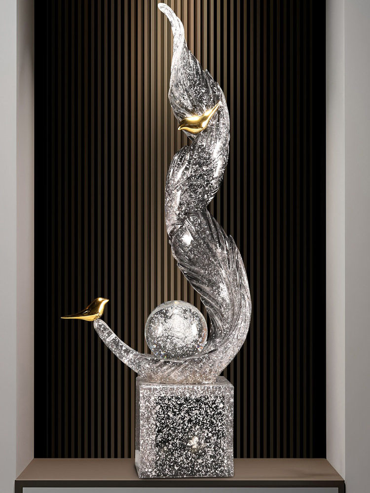 홈데코 고급 거실 행운의 대형 73cm 창의적인 조각품 - Resin Art Wedding Gift 리뷰 및 가격