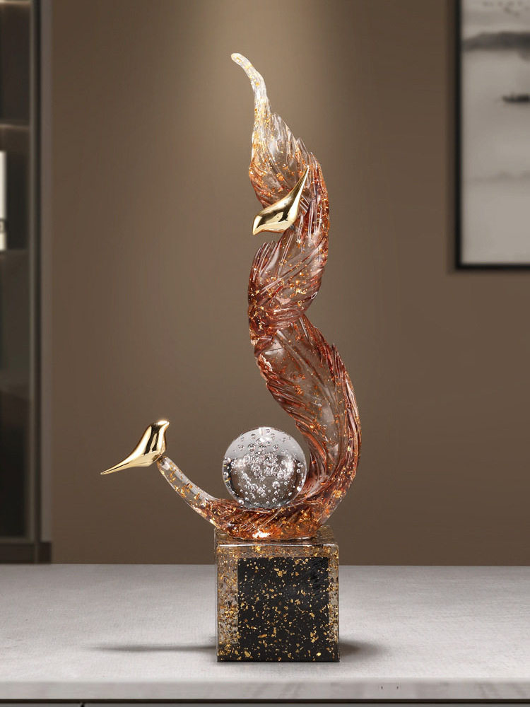 홈데코 고급 거실 행운의 대형 73cm 창의적인 조각품 - Resin Art Wedding Gift 리뷰 및 가격