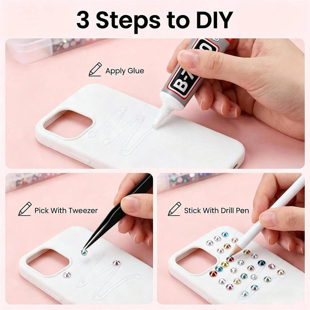 멀티 컬러 3mm 플랫백 레진 라인스톤 키트 젤리 다이 - Resin Art Case 리뷰 및 가격
